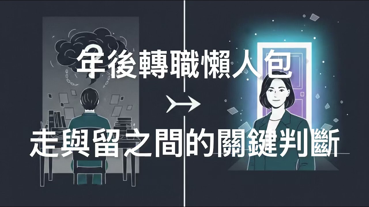 年後轉職懶人包：走與留之間的關鍵判斷 #轉職 #職場 #職涯 #工作 