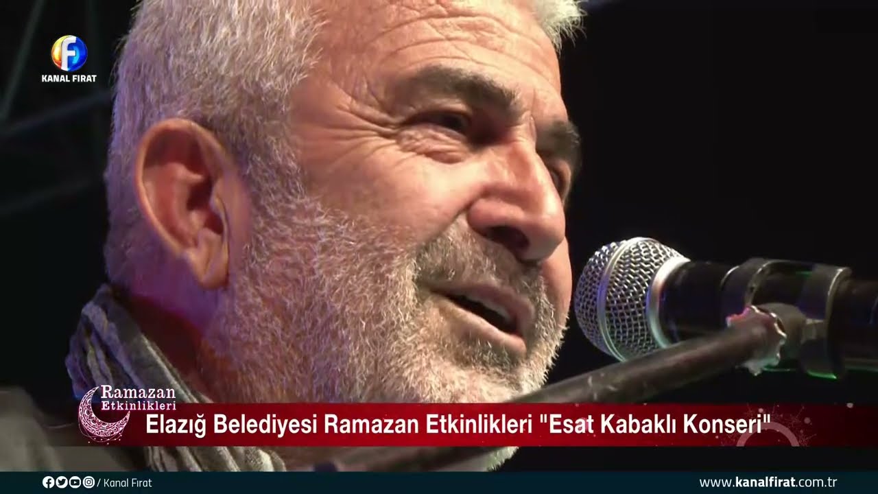 Canlı Yayın Elazığ Belediyesi Geleneksel Ramazan Etkinlikleri Esat Kabaklı 16 04 2022