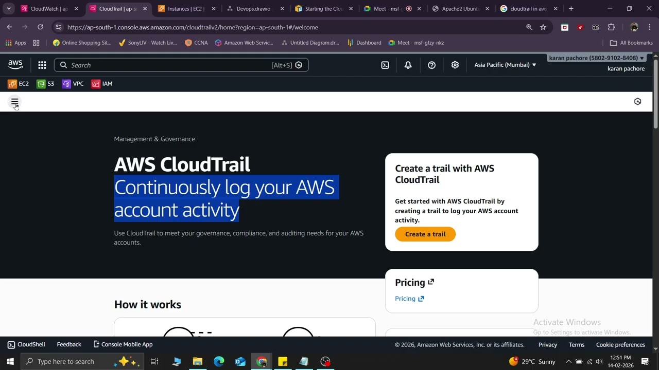 AWS CloudTrail, complete details and practical.