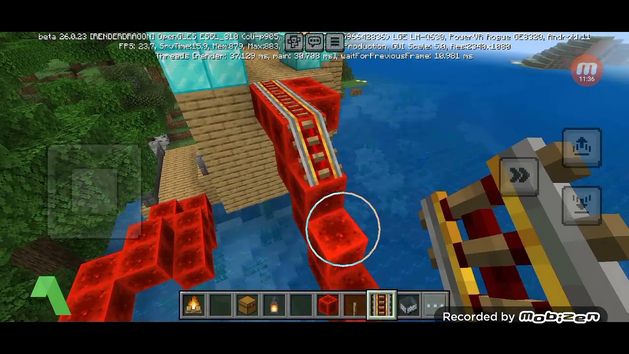 Minecraft ev yaptım