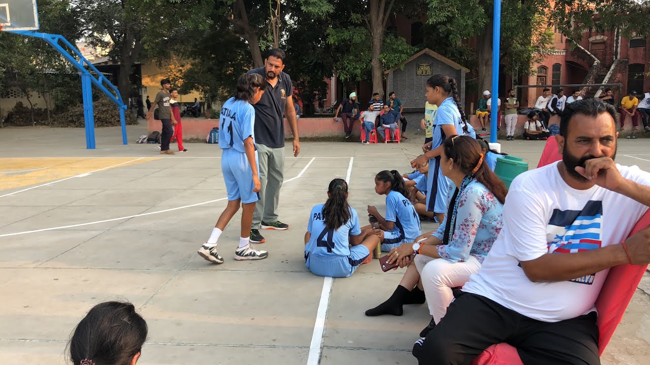 Khanna VS Patiala Girls Basketball match ! 72 Junior State basketball championship Khanna