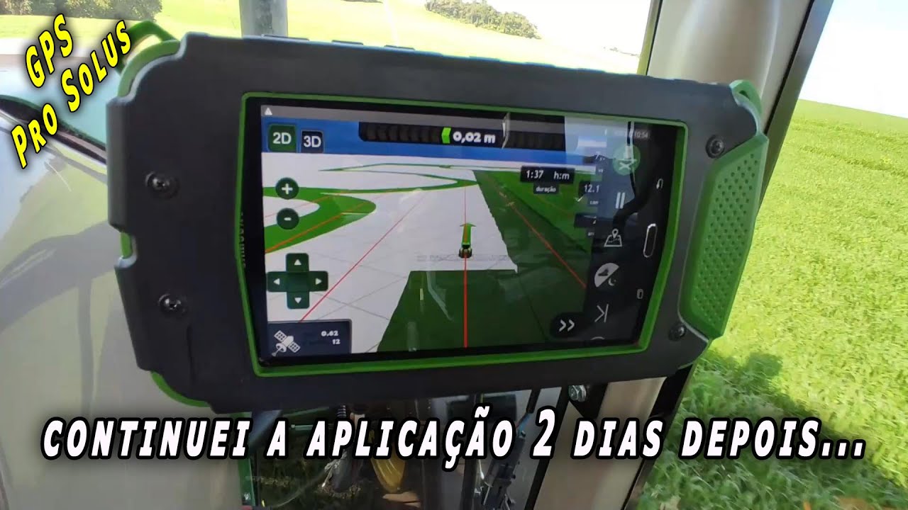 Como Continuar um Trabalho salvo no GPS PRO SOLUS - 
