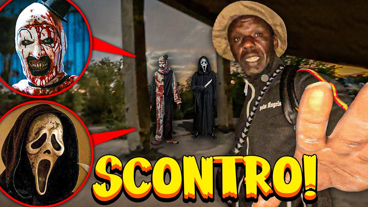 MIO PADRE AFFRONTA TERRIFIER 3 (Art The Clown) e GHOSTFACE in VITA REALE... Parte 4