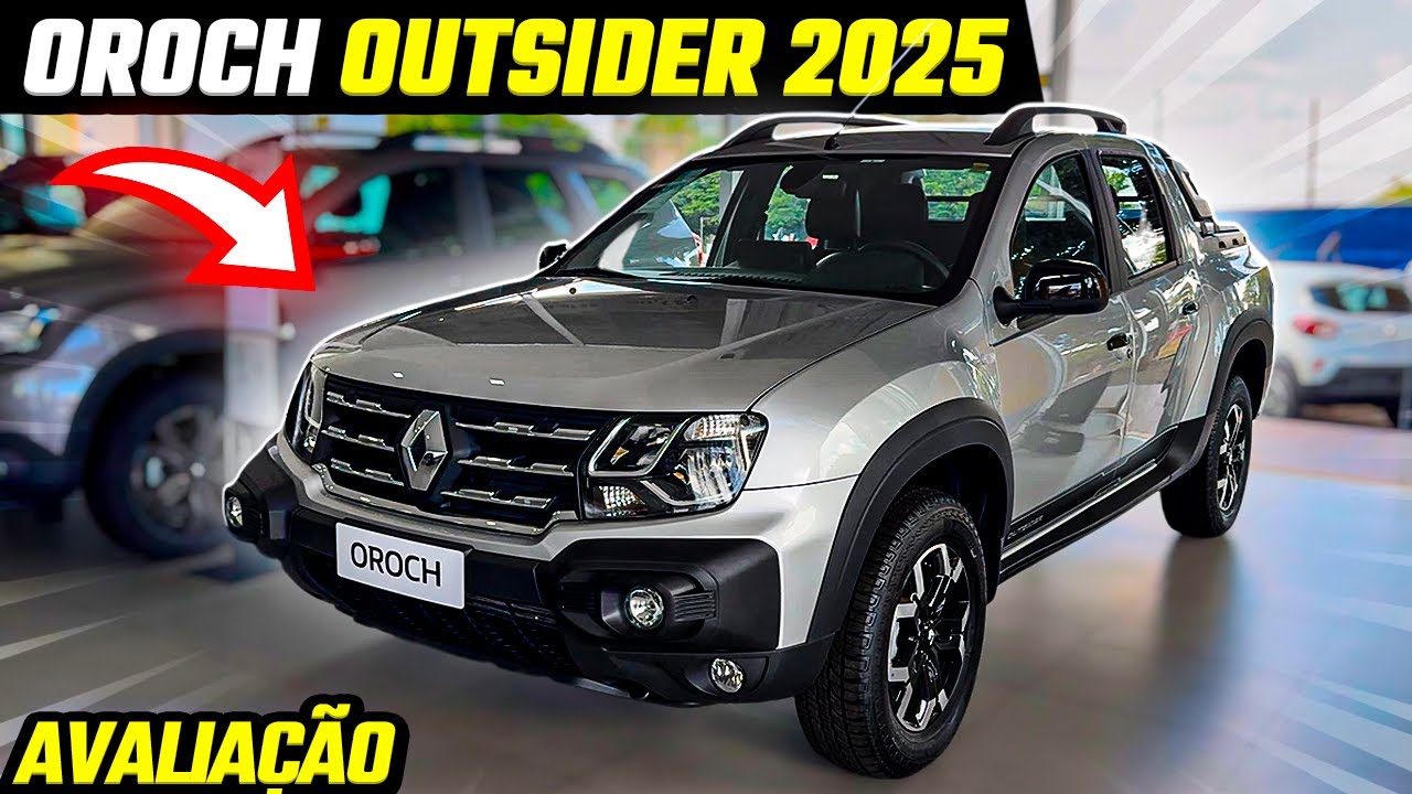 NOVA RENAULT OROCH OUTSIDER 2025 1.3 TCE EM DETALHES
