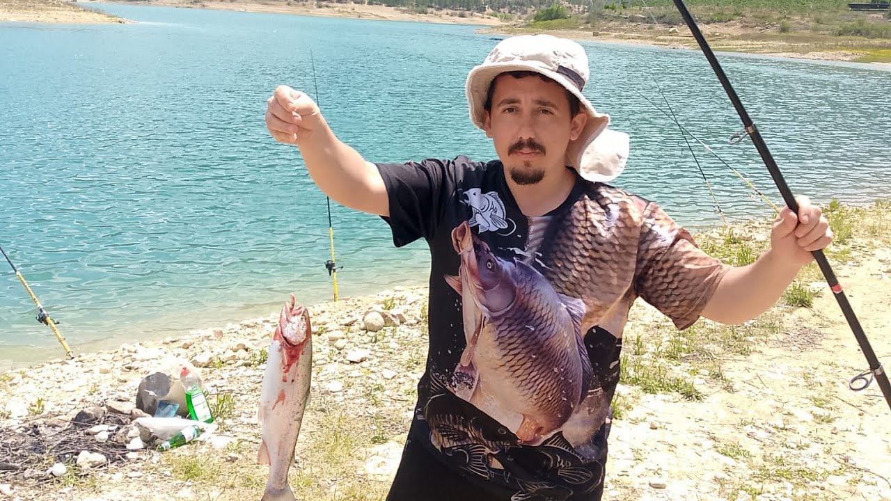 Doğa harikası gezende barajında alabalık avı #fishing 🎣