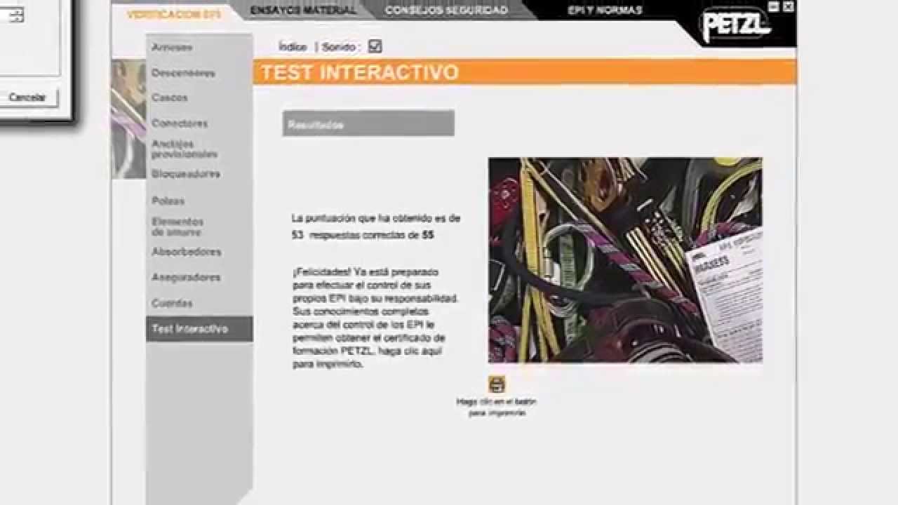 Video-tutorial Guía de Inspección EPI´s
