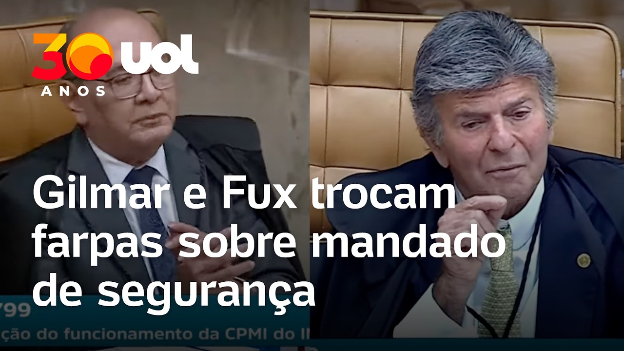 Fux defende prorrogar CPMI, cita mandado de seguran&ccedil;a de Gilmar Mendes, que responde