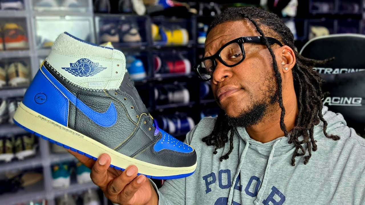 AIR JORDAN 1 HIGH UNION FRAGMENT SPORT ROYAL REVIEW!!!