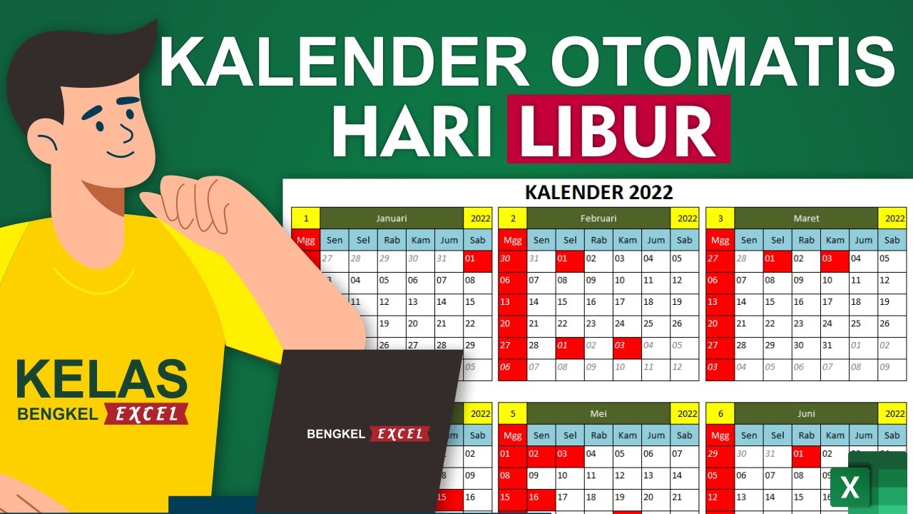 Cara Membuat Kalender Otomatis Hari Libur di Microsoft eXcel