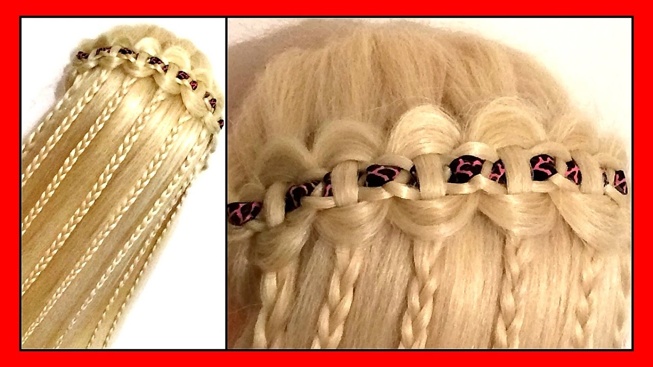 WATERFALL CHAIN BRAID HAIRSTYLE / HairGlamour Styles /  Braids Hair Tutorial
