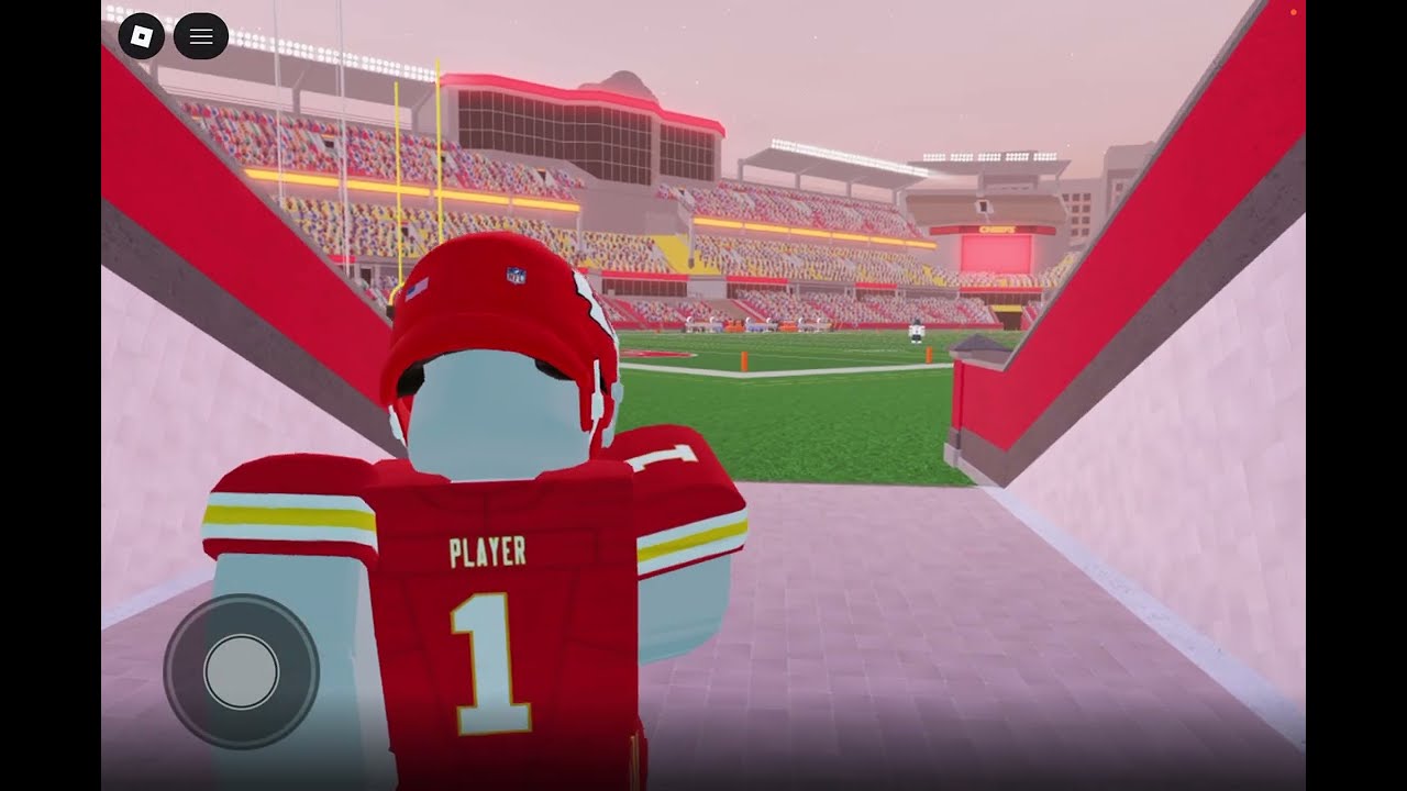 Playing Roblox football