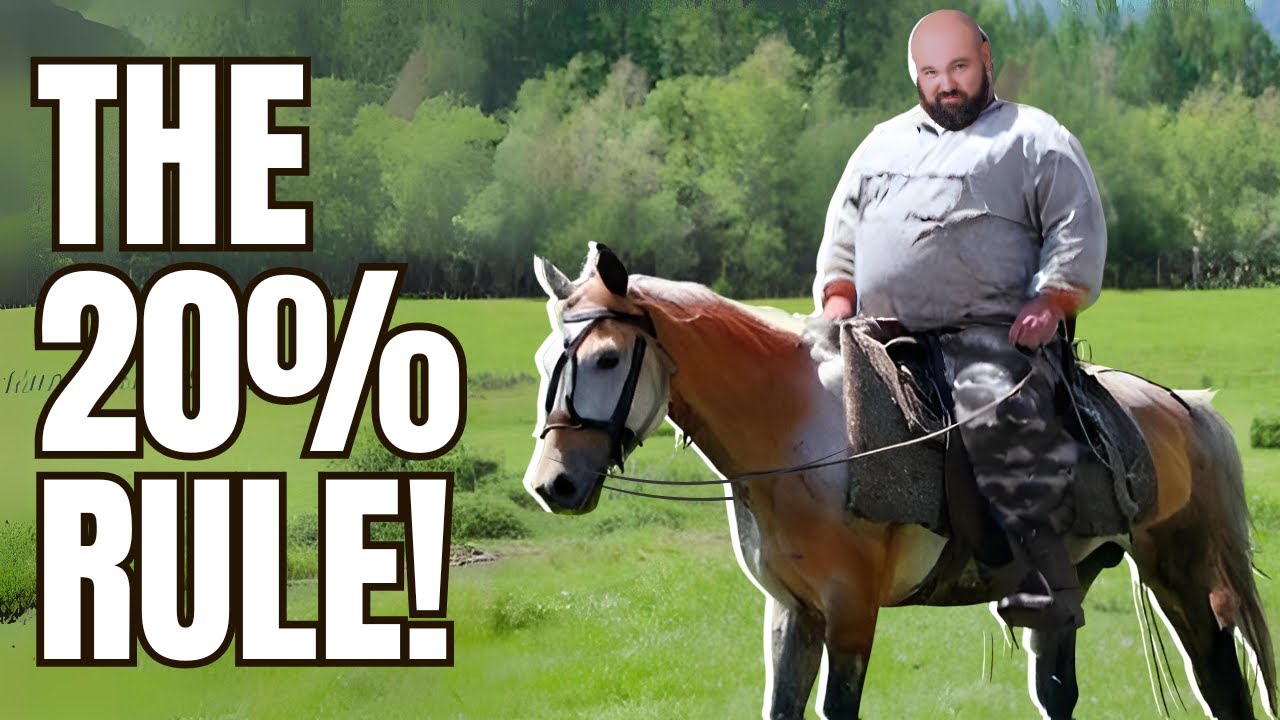 Слишком тяжёлый, чтобы ездить верхом? Объяснение правила 20%