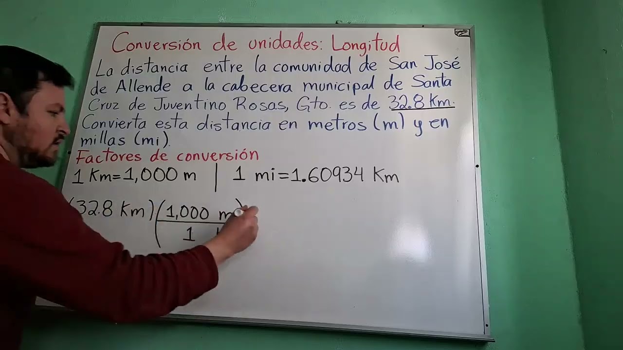 Conversion de unidades: Longitud 