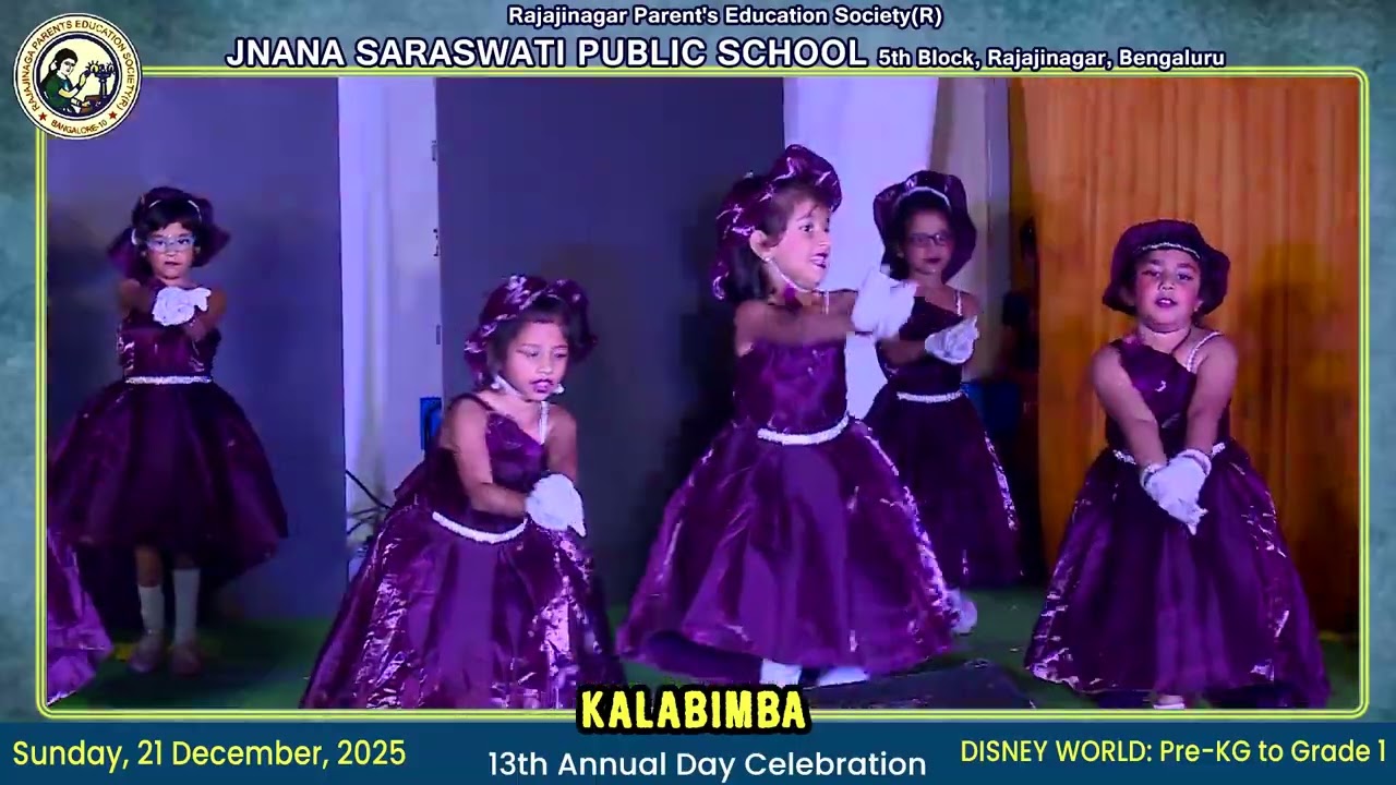 0006 UKG A B Barbie Girls | rajajinagar | Rpes Jnana Saraswati Public School |