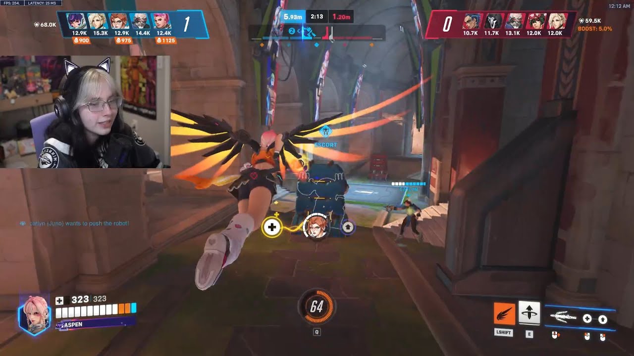 MVP! Aspen Mercy GOD &mdash; геймплей Overwatch 2, сезон 16, стадион
