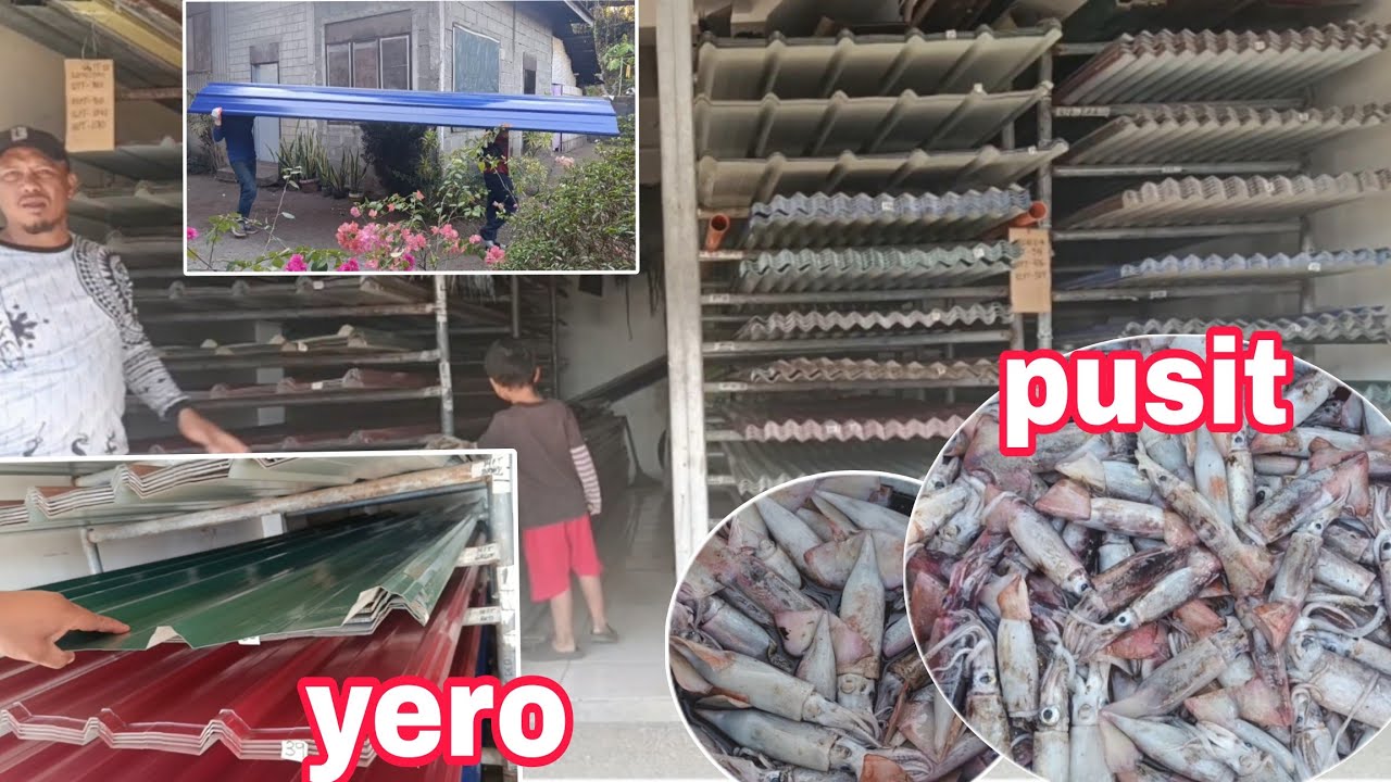 Bumili kami ng yero | Konti lang ang nahuling pusit ni tito Niño 