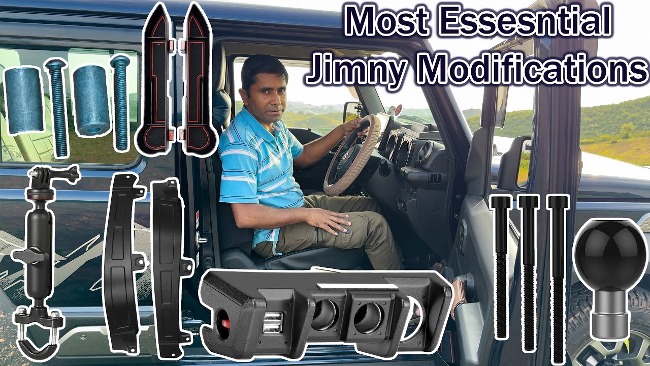 Most Essential Jimny Modifications 🔧 | How To Modify & Install Accessories In Maruti Suzuki Jimny