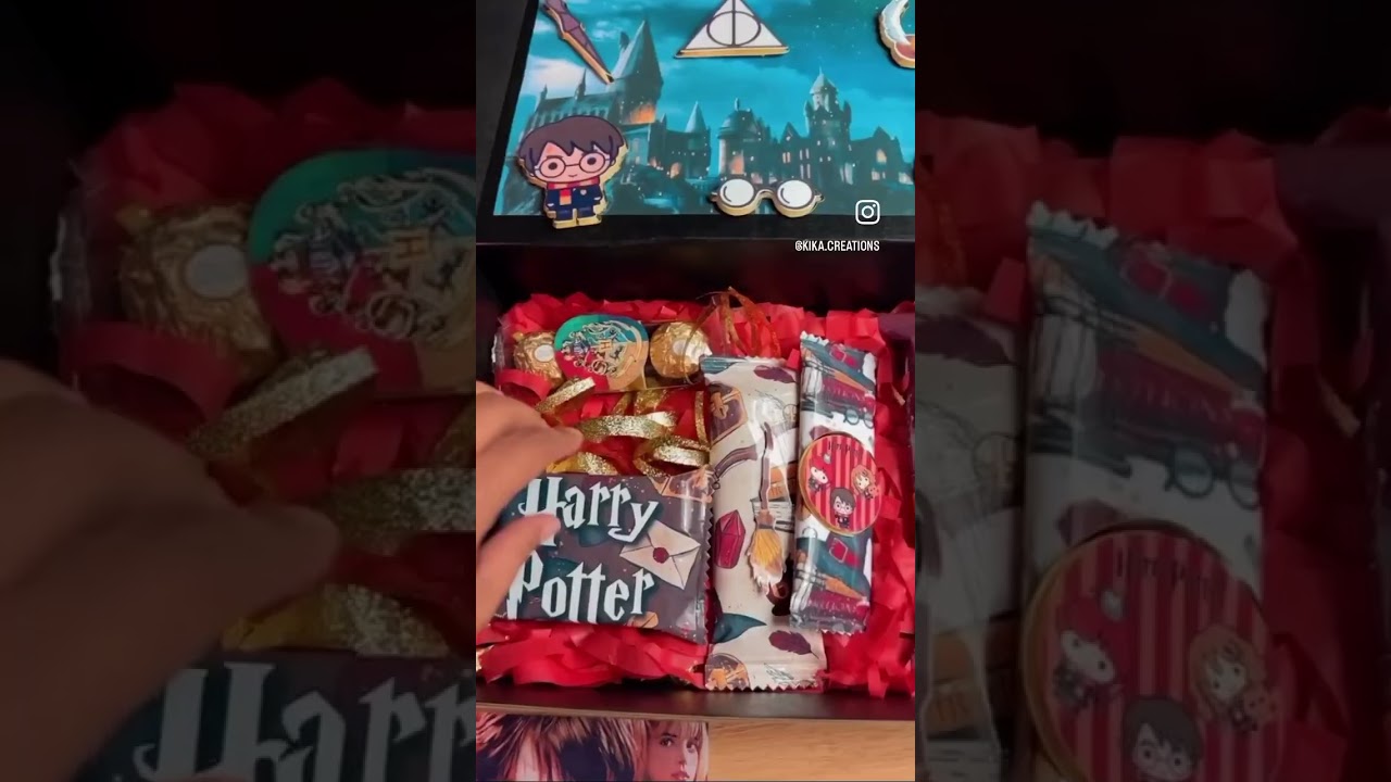 Caja personalizada de Harry Potter #harrypotter #harrypotterfan #harrypotterbox