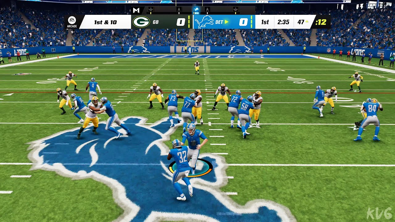 Madden NFL 23 - Green Bay Packers vs Detroit Lions - Gameplay (PS5 UHD) [4K60FPS]