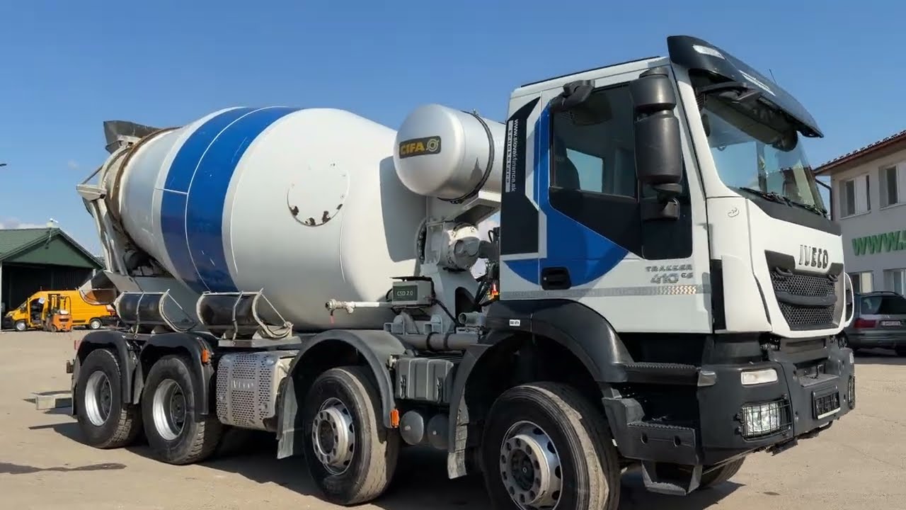 IVECO TRAKKER 410 domiešavač 10m3 8X4 2018 VIN 514