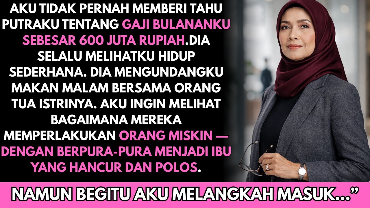 Aku berpura-pura menjadi ibu yang miskin dan polos saat bertemu keluarga menantuku — tapi ternyata…