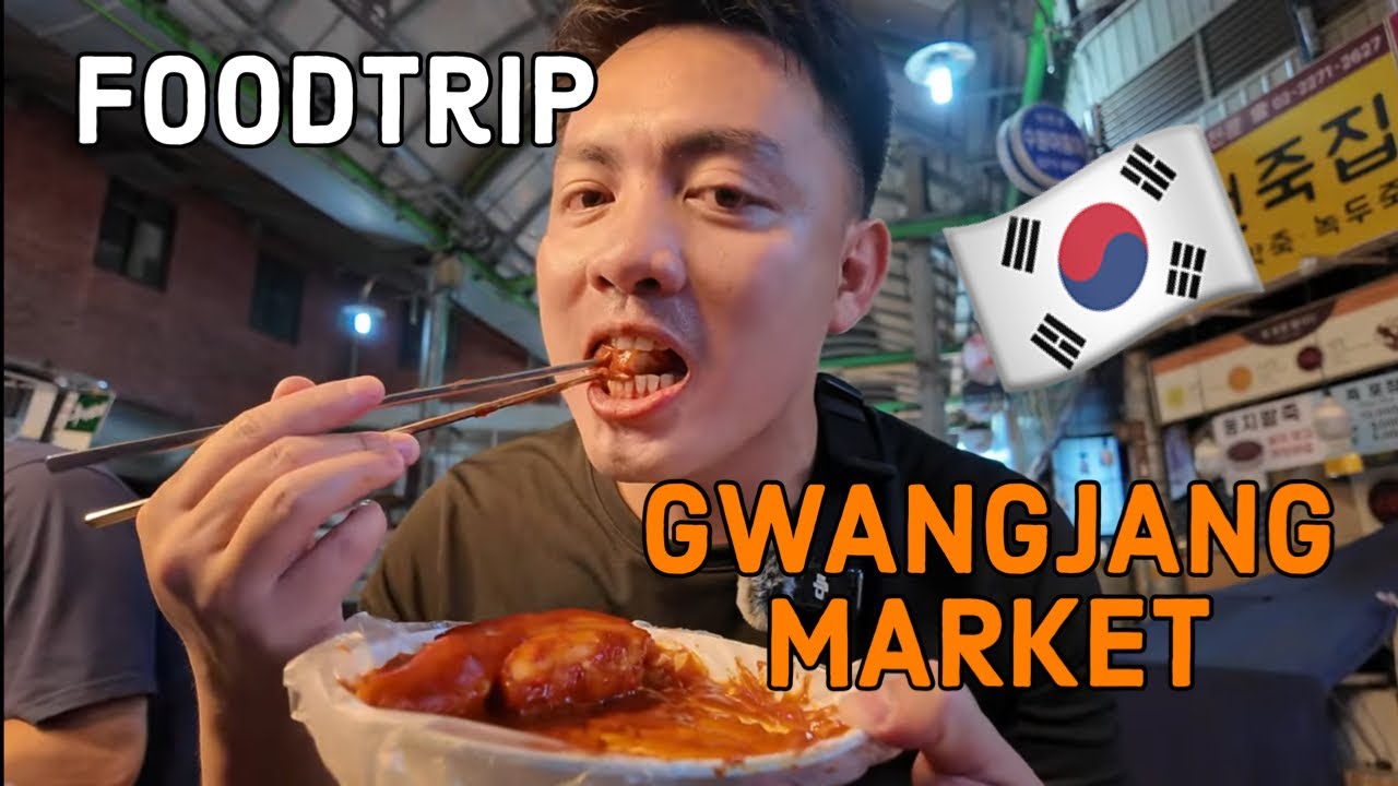 Foodtrip at GWANGJANG NIGHT MARKET | Marvin Samaco