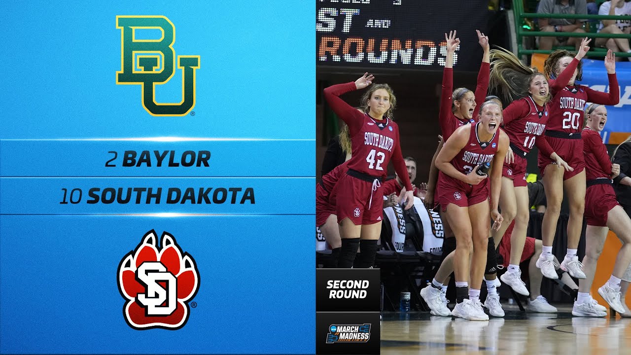 South Dakota vs. Baylor - Women’s NCAA tournament second-round highlights