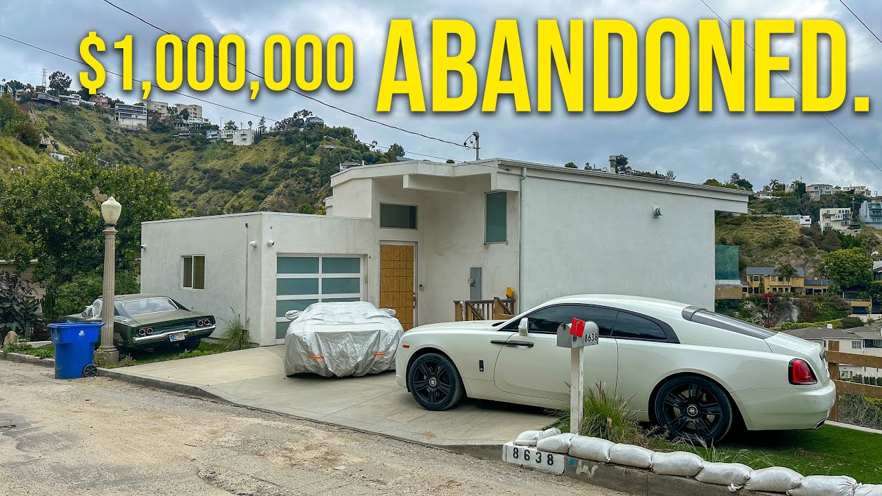 Заброшенная коллекция автомобилей стоимостью 1 000 000 долларов в Голливудских холмах...