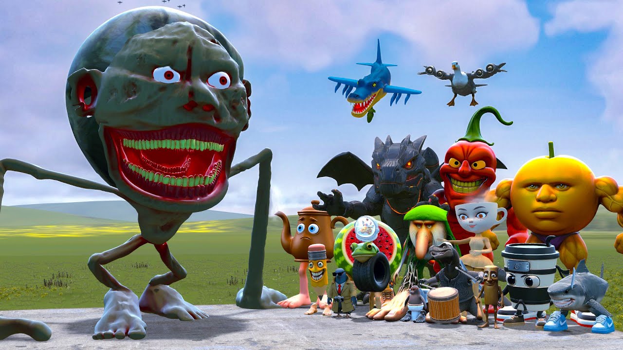 LIN GANG MELON CURSED TAPES VS ALL ITALIAN BRAINROT AI MEMES FAMILY In Garry's Mod!