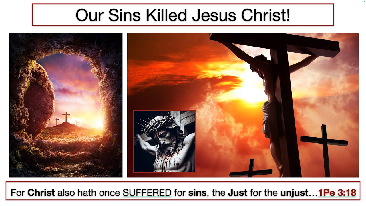 Our Sins Killed Jesus Christ!