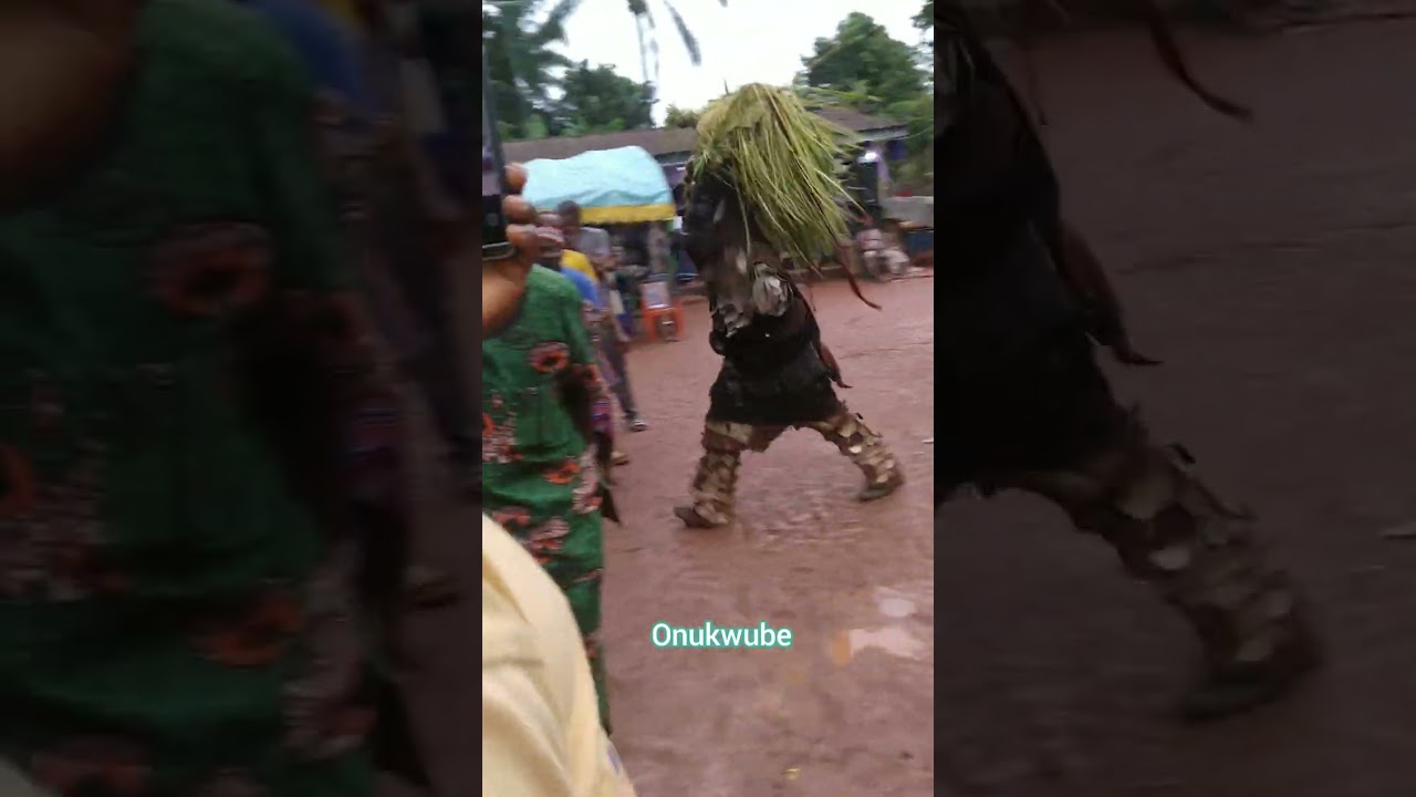 Another weird performance by Akatamkpo masquerade in Isuofia