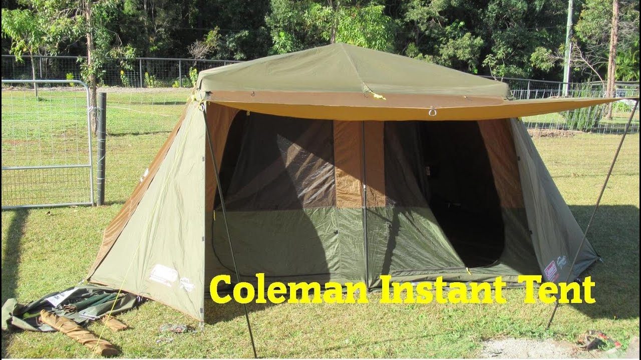 Обзор палатки Coleman Instant Up на 10 человек