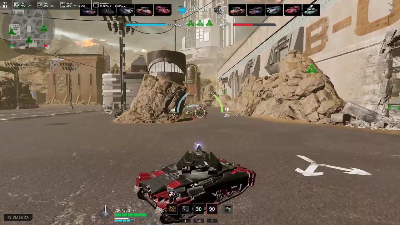 ExoTanks | Тестовый стрим 18 (1080p60 8000Kbps)