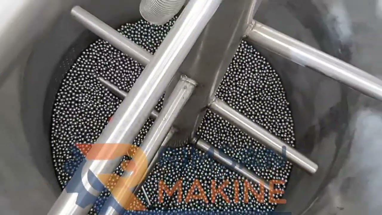 ماكينة تنعيم الطحينة وكونج صناعة الشوكلاتهTahini and Congee smoothing machine for chocolate making