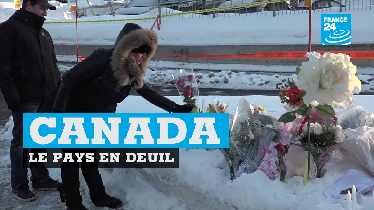 Fusillade à Québec :  le Canada en deuil