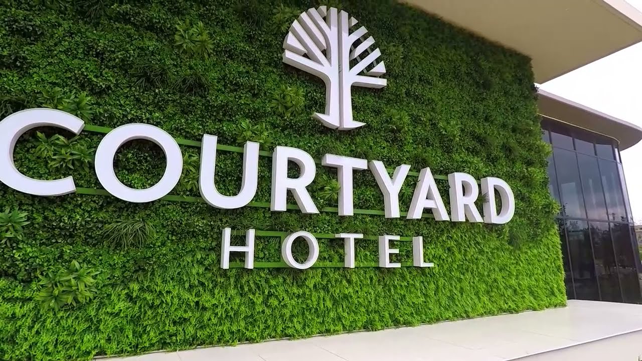 The brand new and beautiful Courtyard Hotel Waterfall City