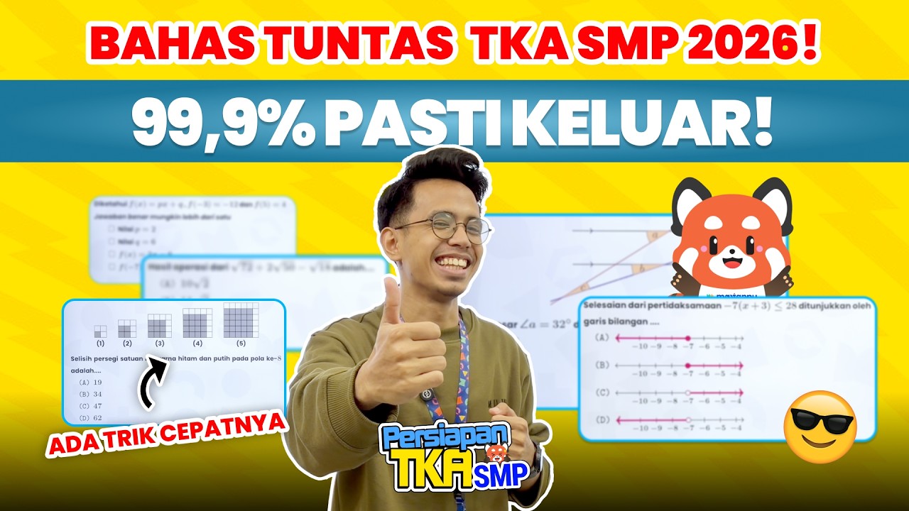 MAU TKA SMP 2026?! JANGAN SKIP VIDEO INI! | Mantappu Academy
