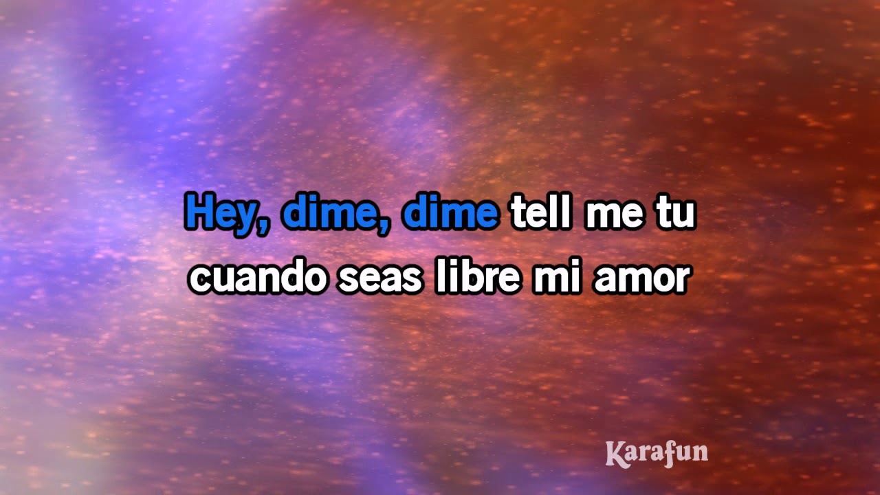 Karaoke Manda una señal - Maná *