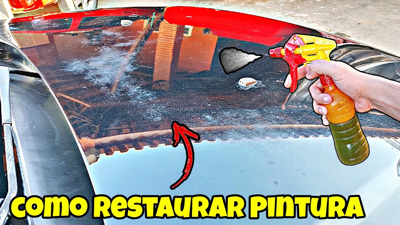COMO RESTAURAR PINTURA DE CARRO QUEIMADA