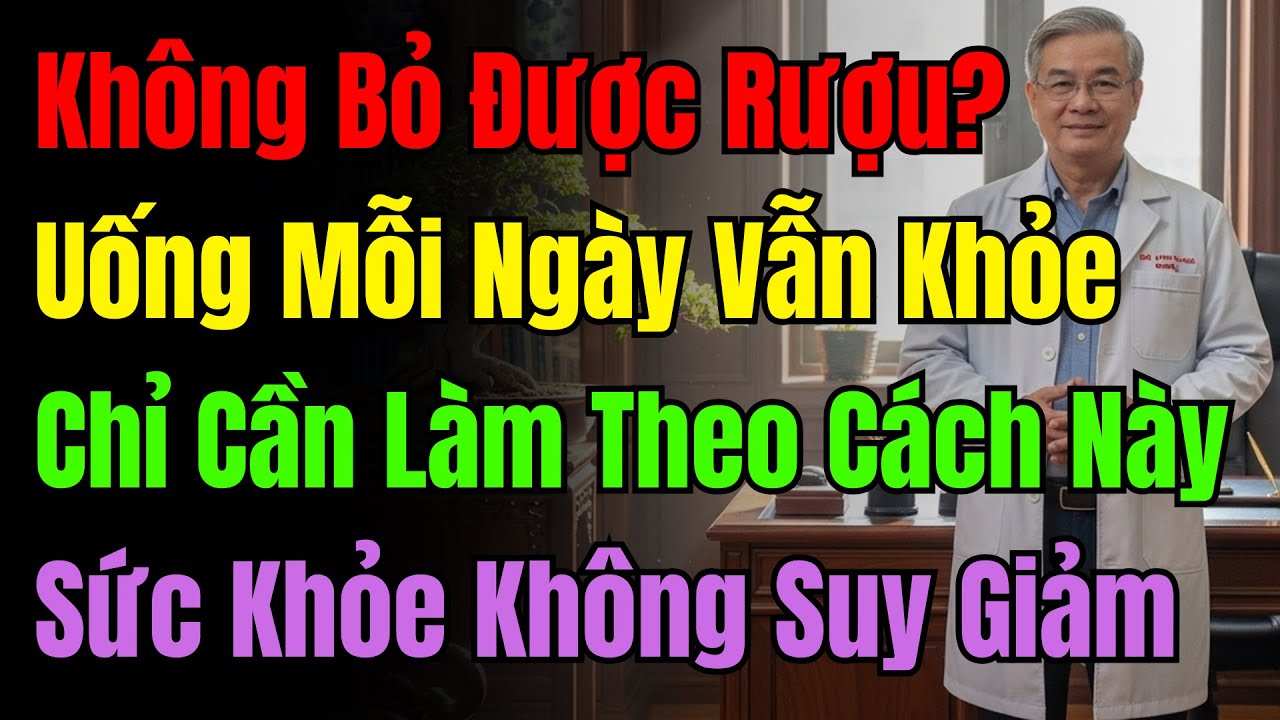 Bí mật để uống rượu mà vẫn khỏe: Chỉ cần tuân thủ 1 điều duy nhất được khoa học tiết lộ.