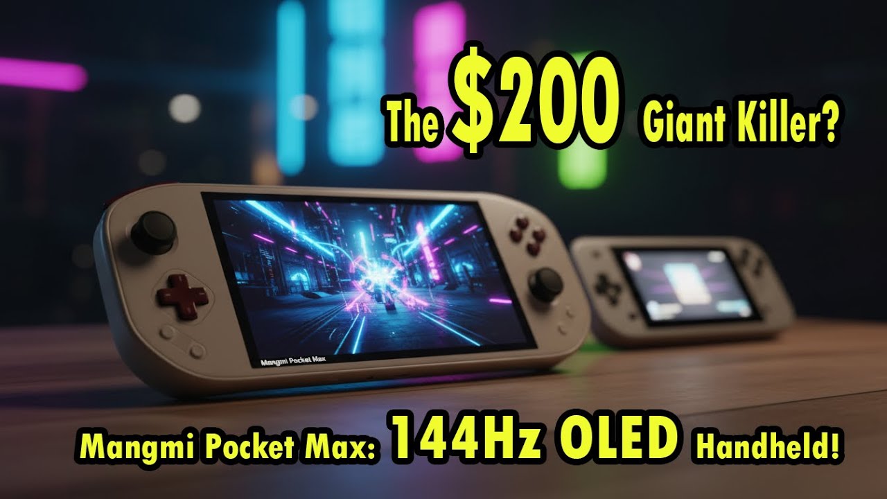 The $200 Giant Killer? Mangmi Pocket Max: 144Hz OLED Handheld!