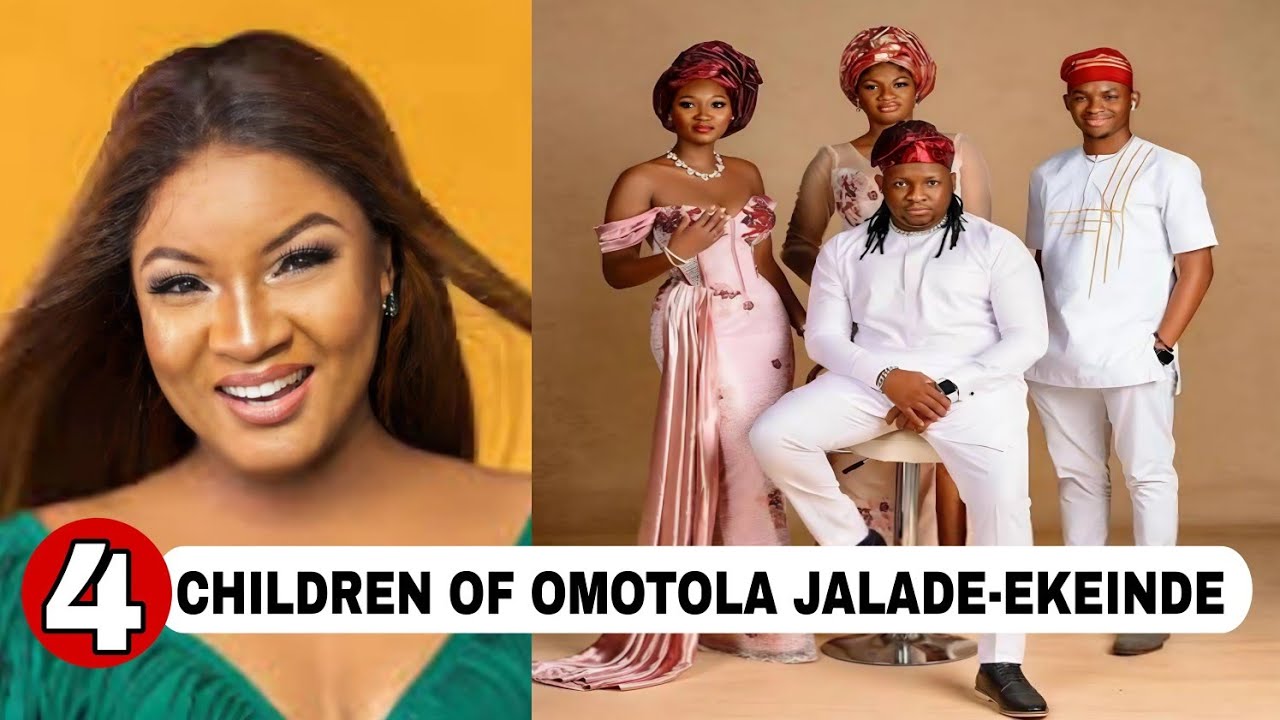 4 Children of Omotola Jalade Ekeinde: Education, successes, marital status, etc #omotolajalade