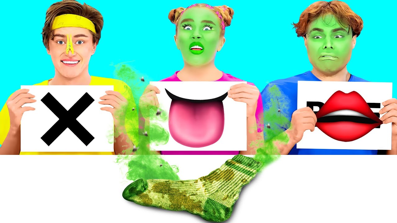 Bite, Lick or Nothing Challenge | Funny Food Tricks by BaRaDa Challenge