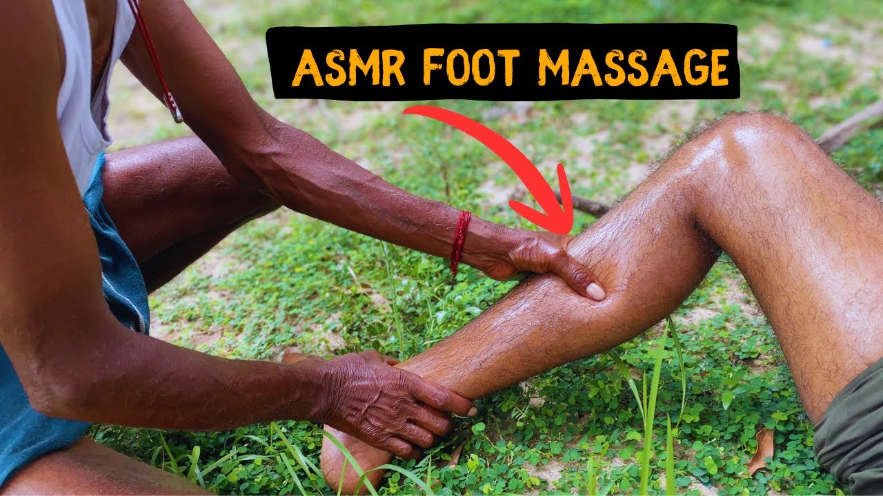 🔱Hogenakkal Old King 🦶🏻Foot 💆Massage | My Right 😓Knee Pain 💯Relief | Natural🍃 Leg Massage #massage