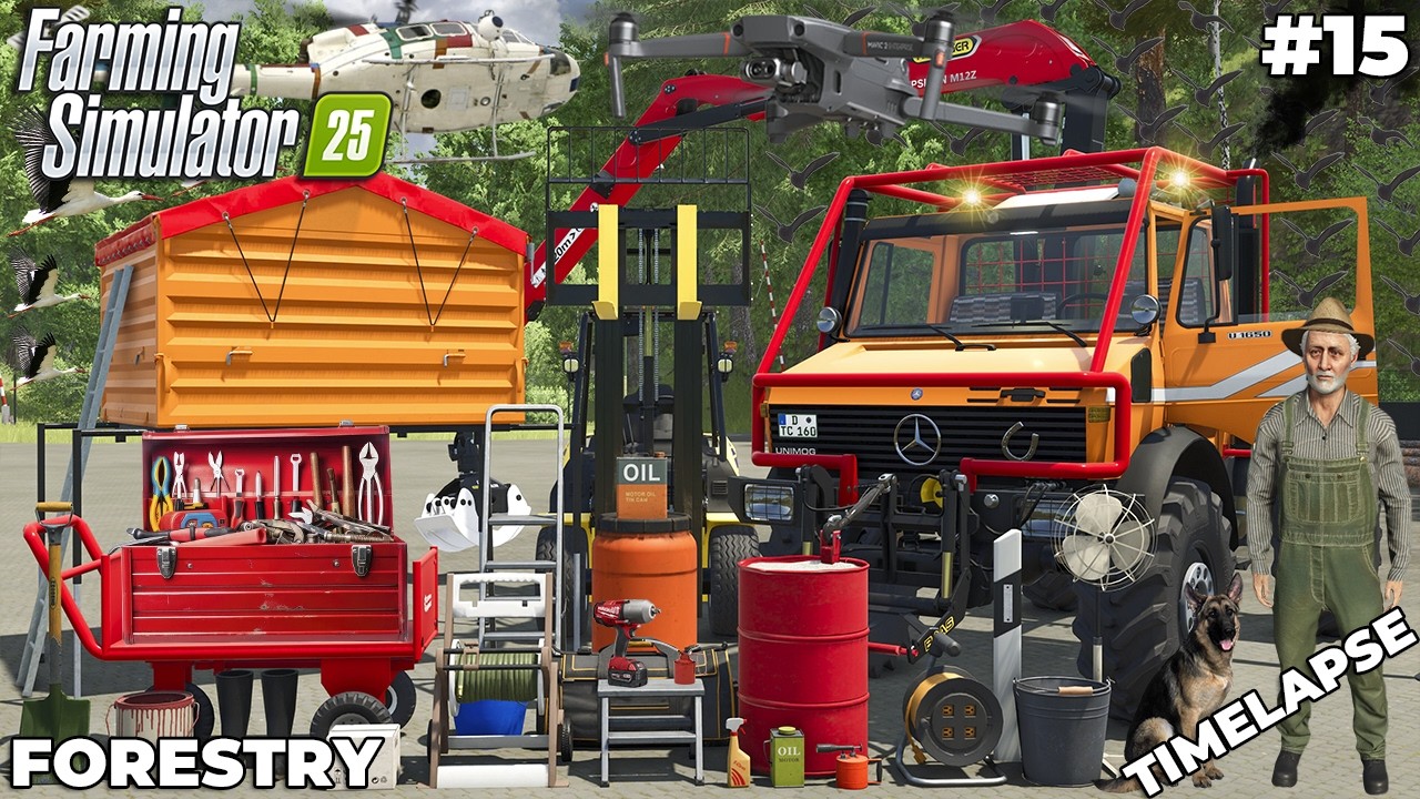 СОЗДАНИЕ ИДЕАЛЬНОГО РАБОЧЕГО UNIMOG MB (МОДИФИКАЦИЯ €30 000) 🚜💪 | ЛЕСНОЕ ХОЗЯЙСТВО | Farming Simu...