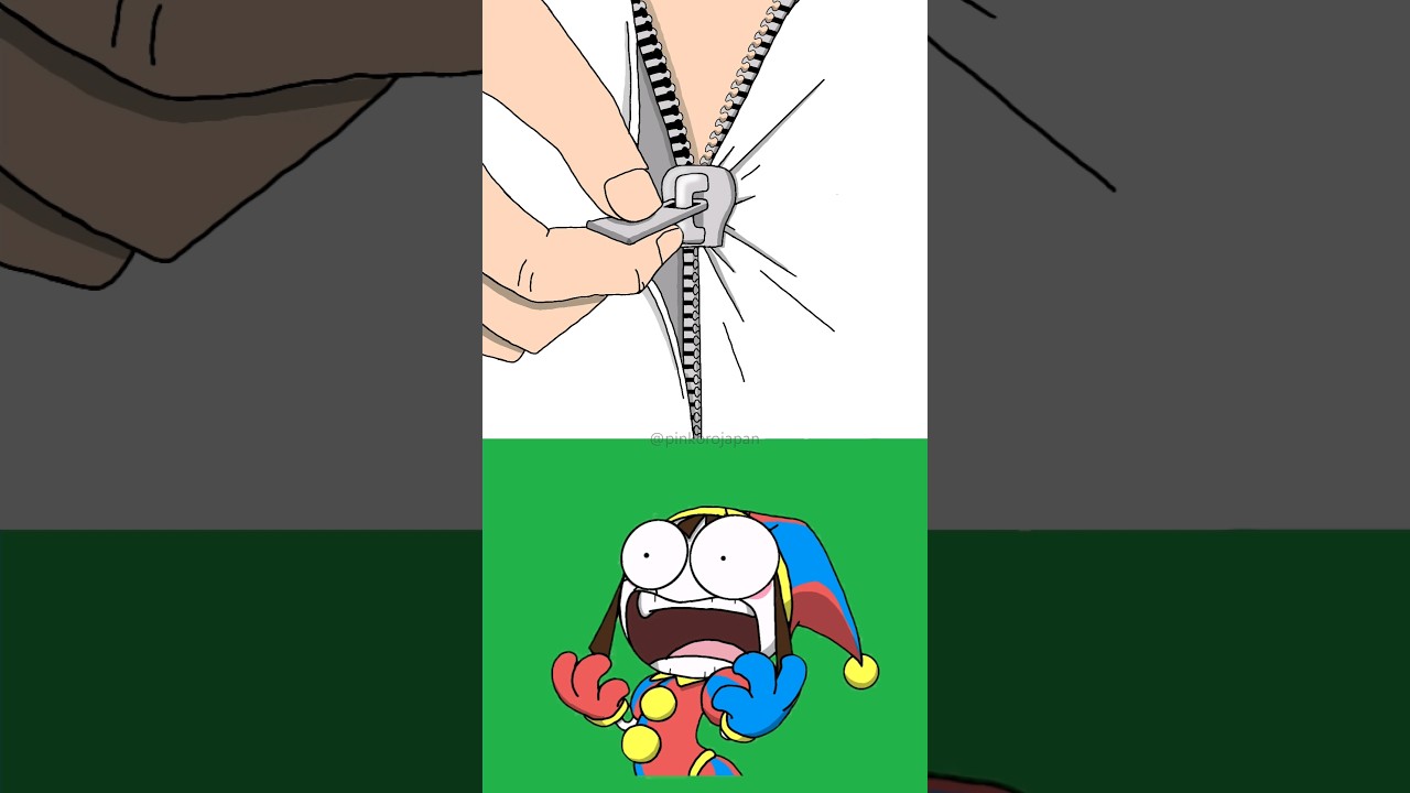 THE AMAZING DIGITAL CIRCUS🤣POMNI/JAX/KAUFMO reaction 02🤣Pizza Tower Screaming Meme Animation #shorts