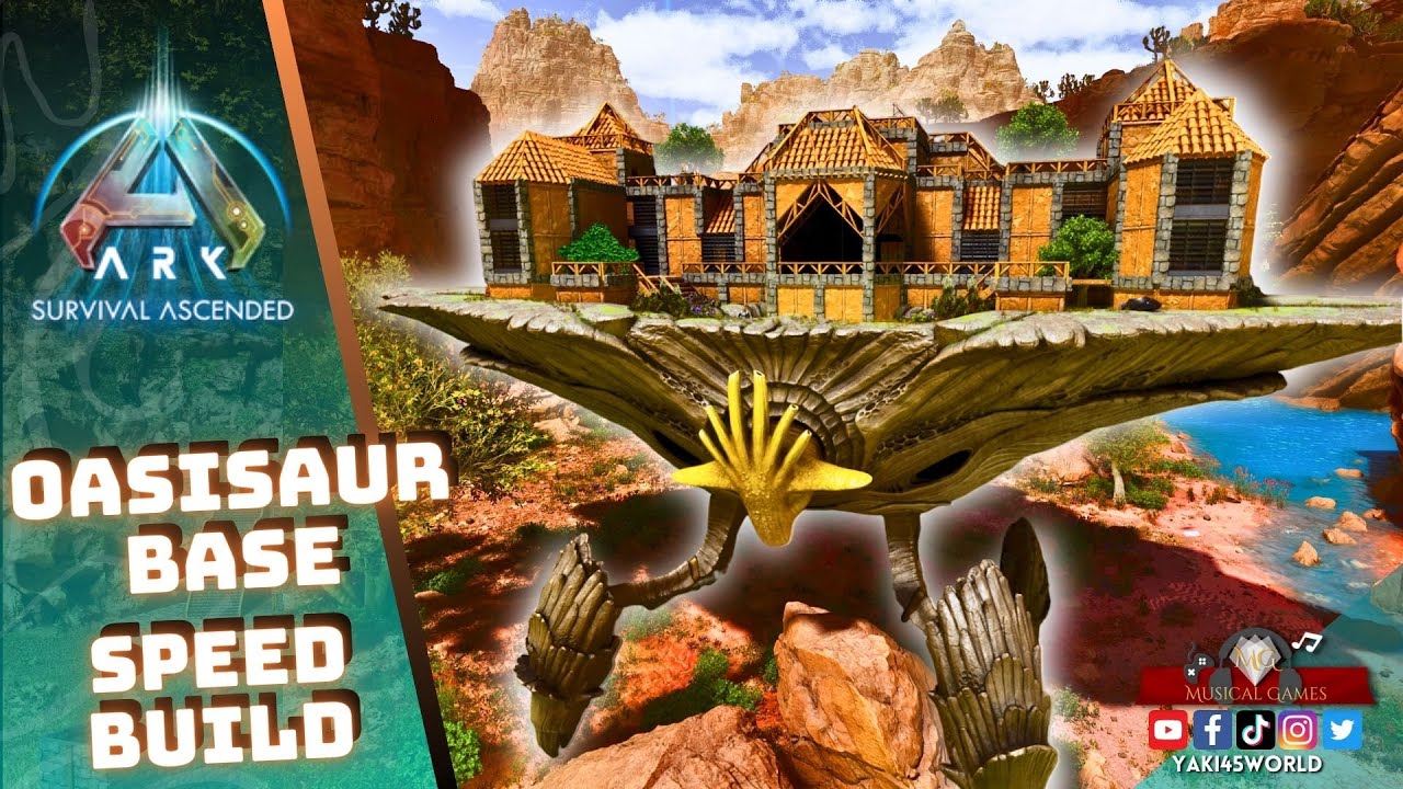 ARK Survival Ascended - Oasisaur Base - How to build