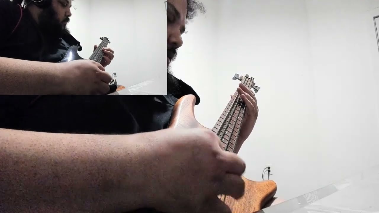 Lepou Lextac Jam (Ibanez GRGA120QA & GSR100EX)+ML Drums