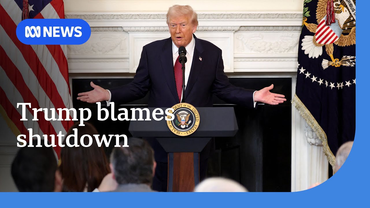Trump blames US government shutdown for Republicans' election woes | ABC NEWS