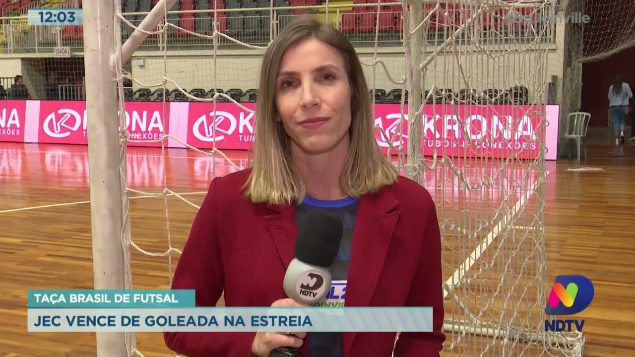 Ta&ccedil;a Brasil de Futsal: JEC vence de goleada na estreia